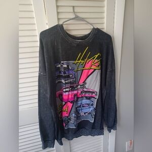 Graphic Crew Neck Sweatershirt